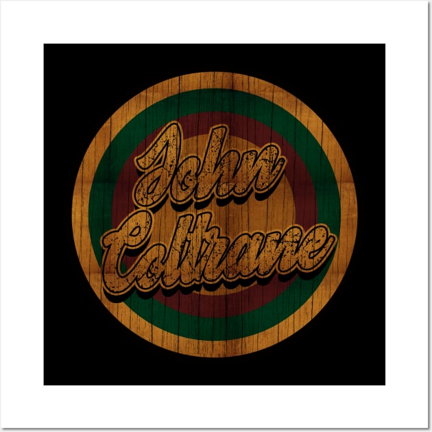 Circle Retro John Coltrane Wall Art by Electric Tone